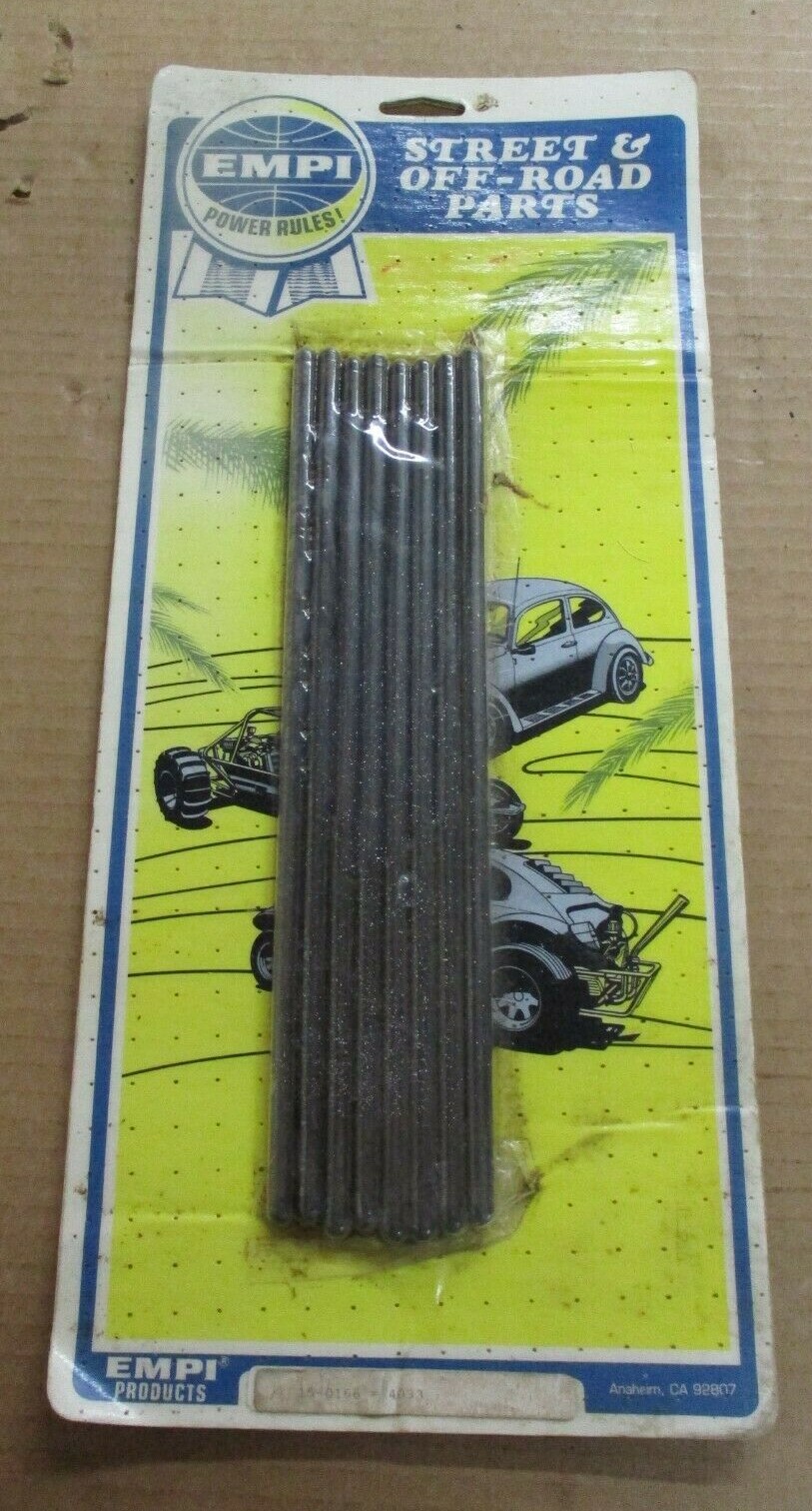 NOS Vintage Volkswagen EMPI Performance Steel Push Rod Set Off Road Beetle Buggy NOS Vintage Volkswagen EMPI Performance Steel Push Rod Set Off Road Beetle Buggy