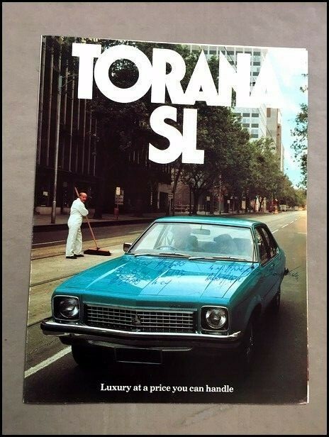 1976 GM Holden Torana Australia Original Car Sales Brochure Catalog 1976 GM Holden Torana Australia Original Car Sales Brochure Catalog
