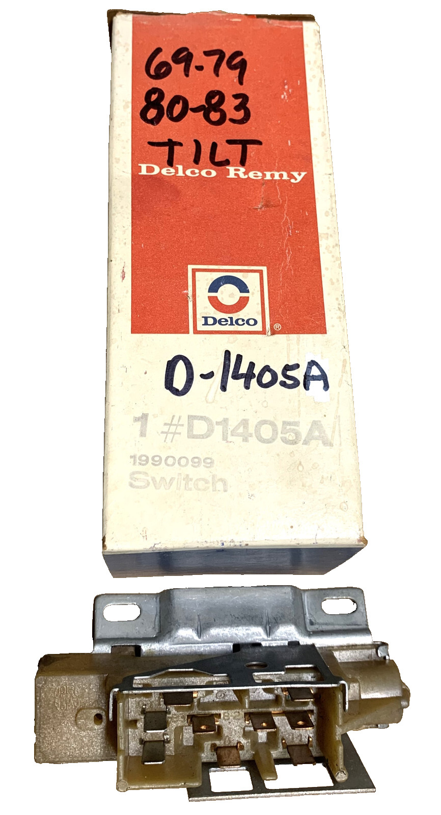 NEW ORIG DELCO GM 1969 1983 CAMARO IGNIT SWITCH W/TILT D1405A GM 1990099 OTHERS