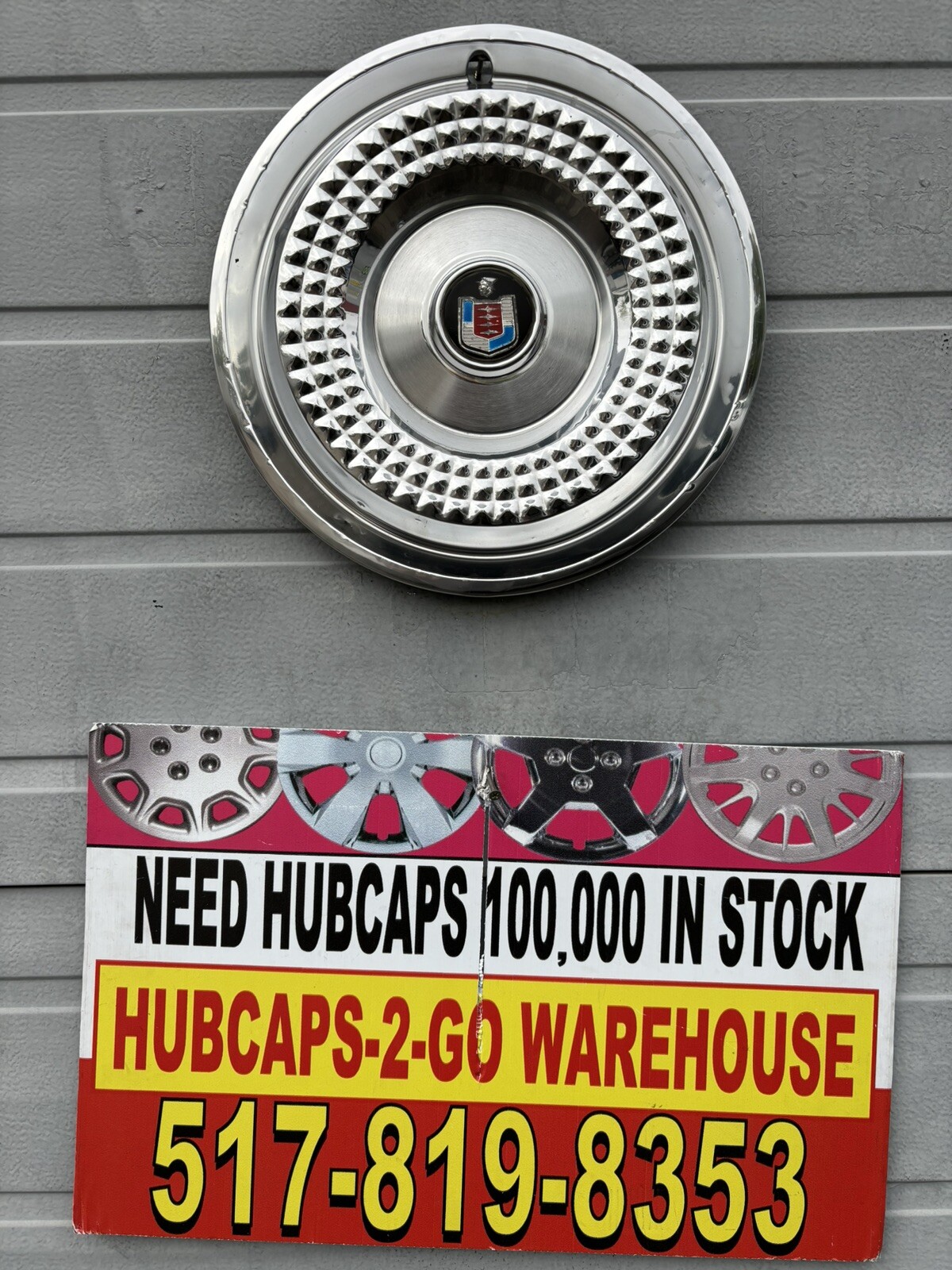 1957 Mercury Turnpike 14” Hubcap 1 Rare Beautiful Black/Stainless.very Rare