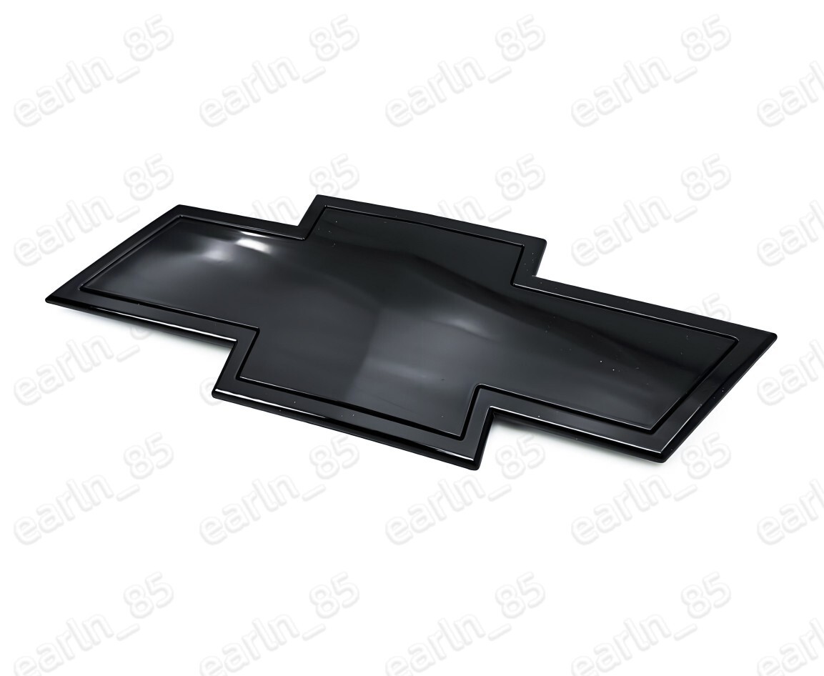 Front Bowtie Emblem GLOSS Black 2007-13 Silverado 1500 & 2007-2010 2500HD 3500HD Front Bowtie Emblem GLOSS Black 2007-13 Silverado 1500 & 2007-2010 2500HD 3500HD