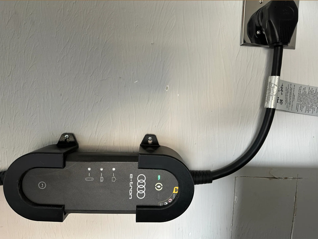 Audi E-tron Electric Charger Wall Mount Holder Stand