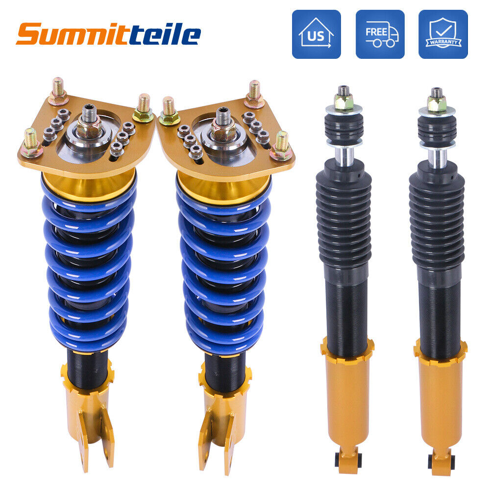 4pcs Complete Coilovers Shock Struts  For 1994-2004 Ford Mustang Adj Height
