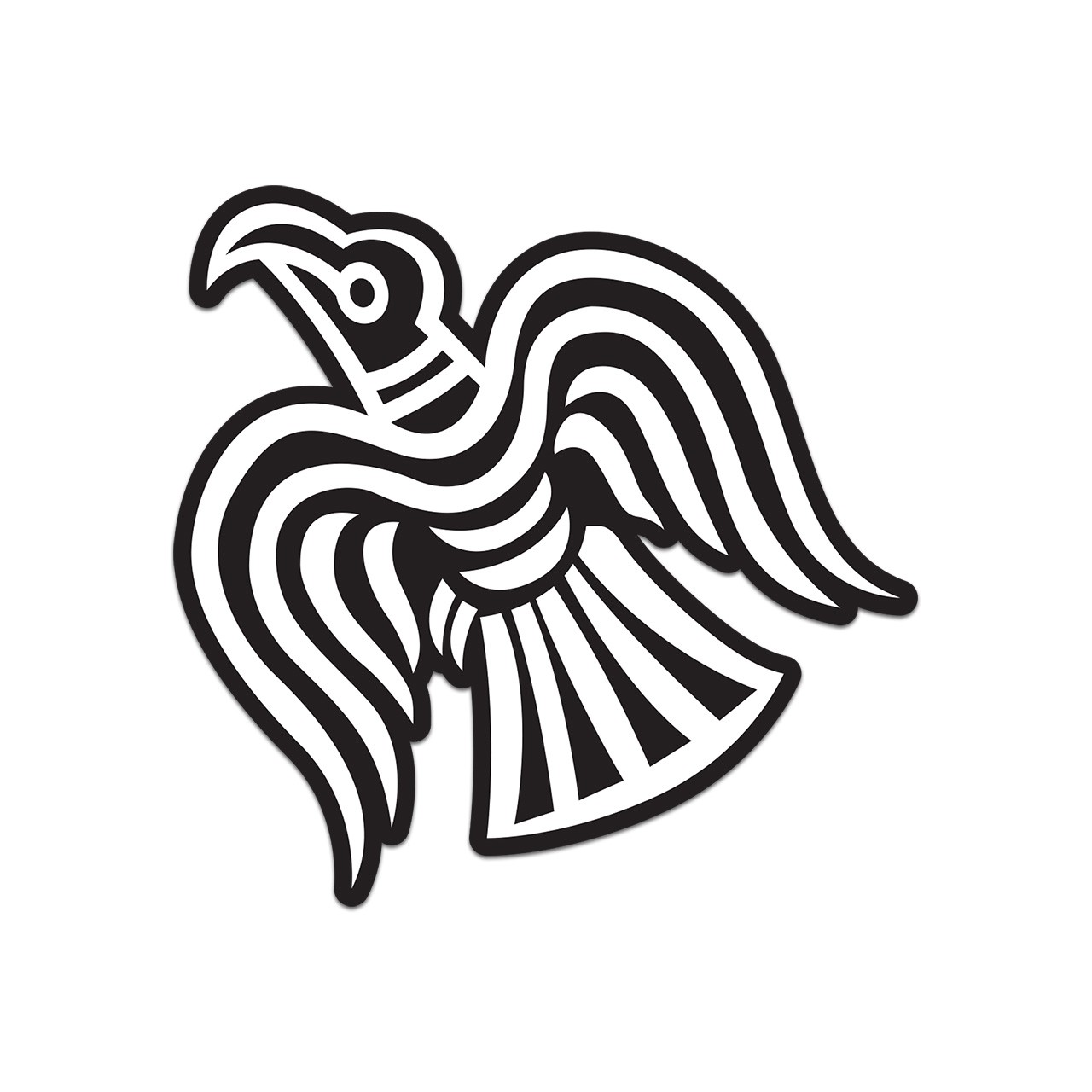 Norse Mythology Viking Raven V2 Sticker Decal