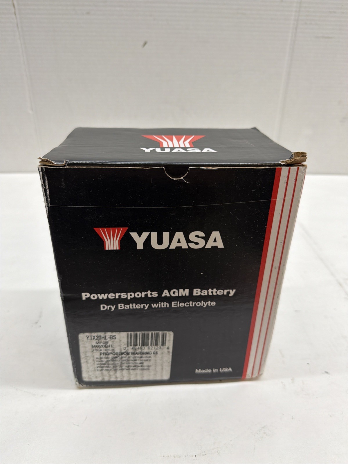Yuasa AGM Battery - 12V - 18ah - YTX20HL-BS .93 Liter YUAM620BH Yuasa AGM Battery - 12V - 18ah - YTX20HL-BS .93 Liter YUAM620BH