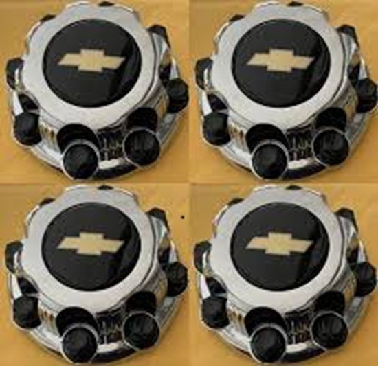4pcs. Wheel Center Cap FOR 00-08 Chevy Silverado 2500 Truck Chrome 16\