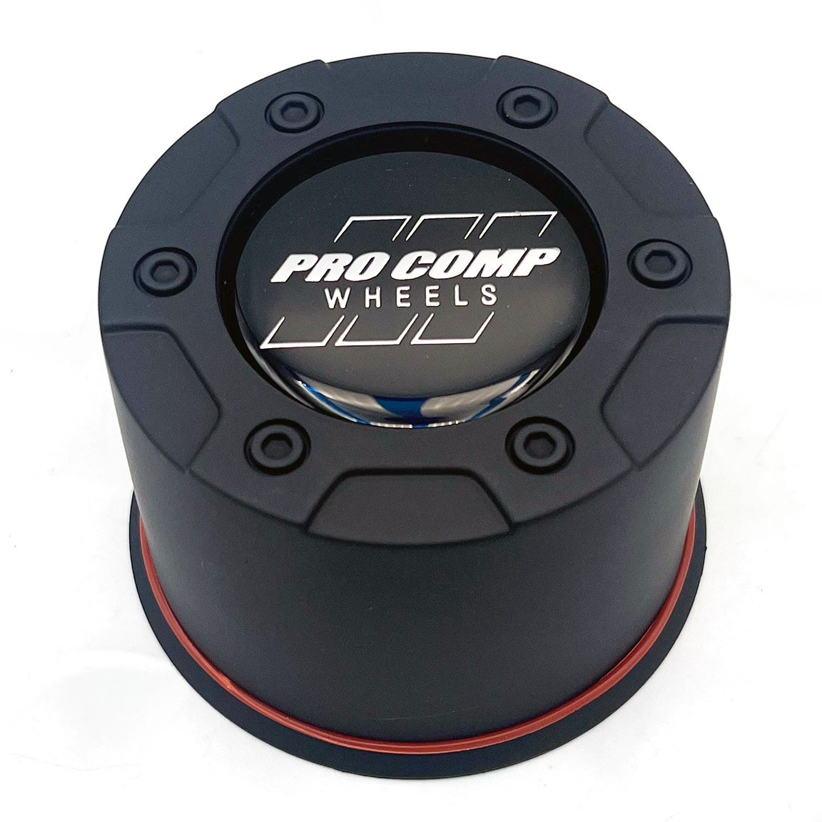 Pro Comp Wheels 8327042 Push Thru Center cap, Matte Black 3.27\