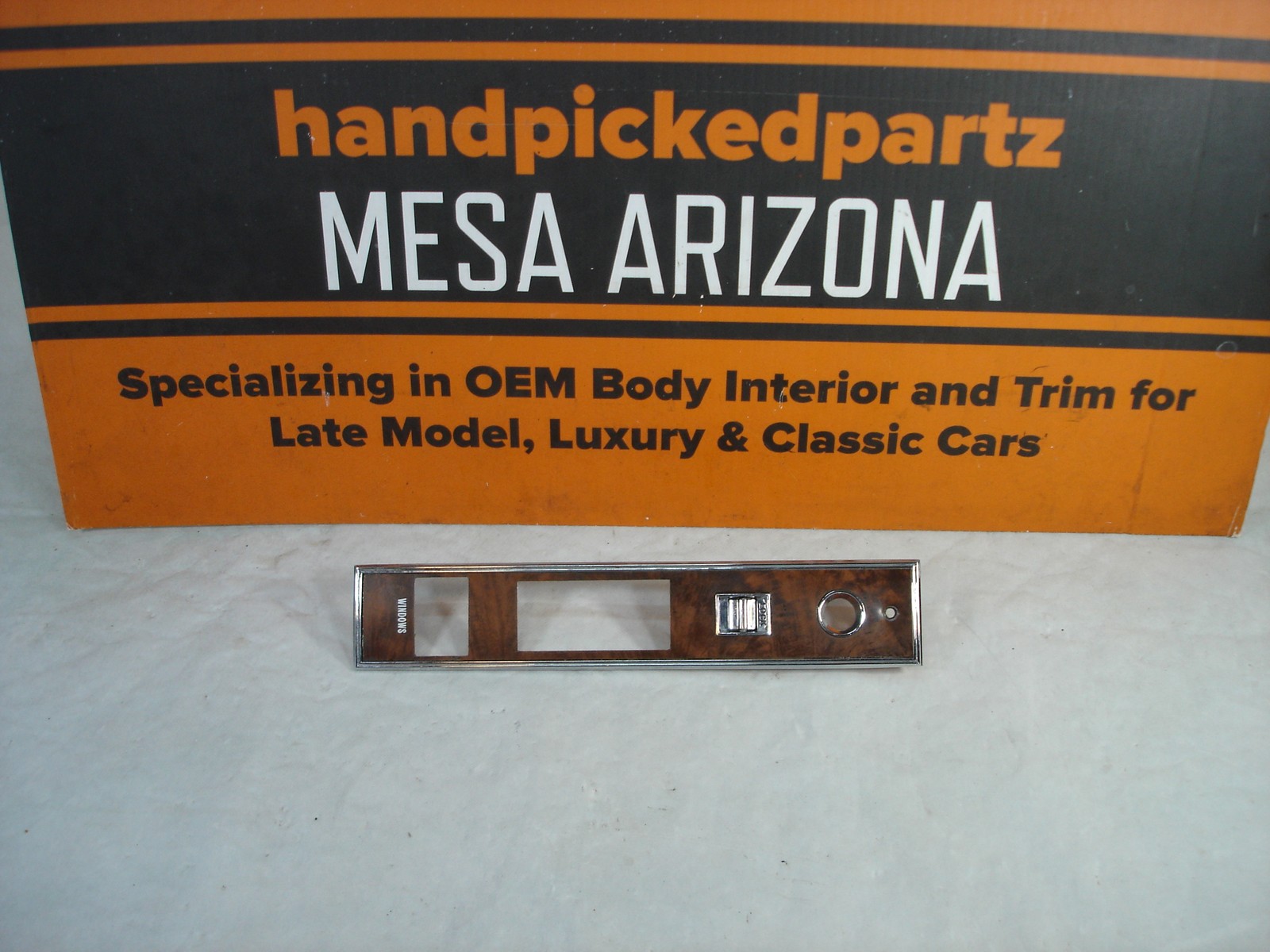 1979-1985 CADILLAC ELDORADO MASTER WINDOW SWITCH BEZEL #20099734