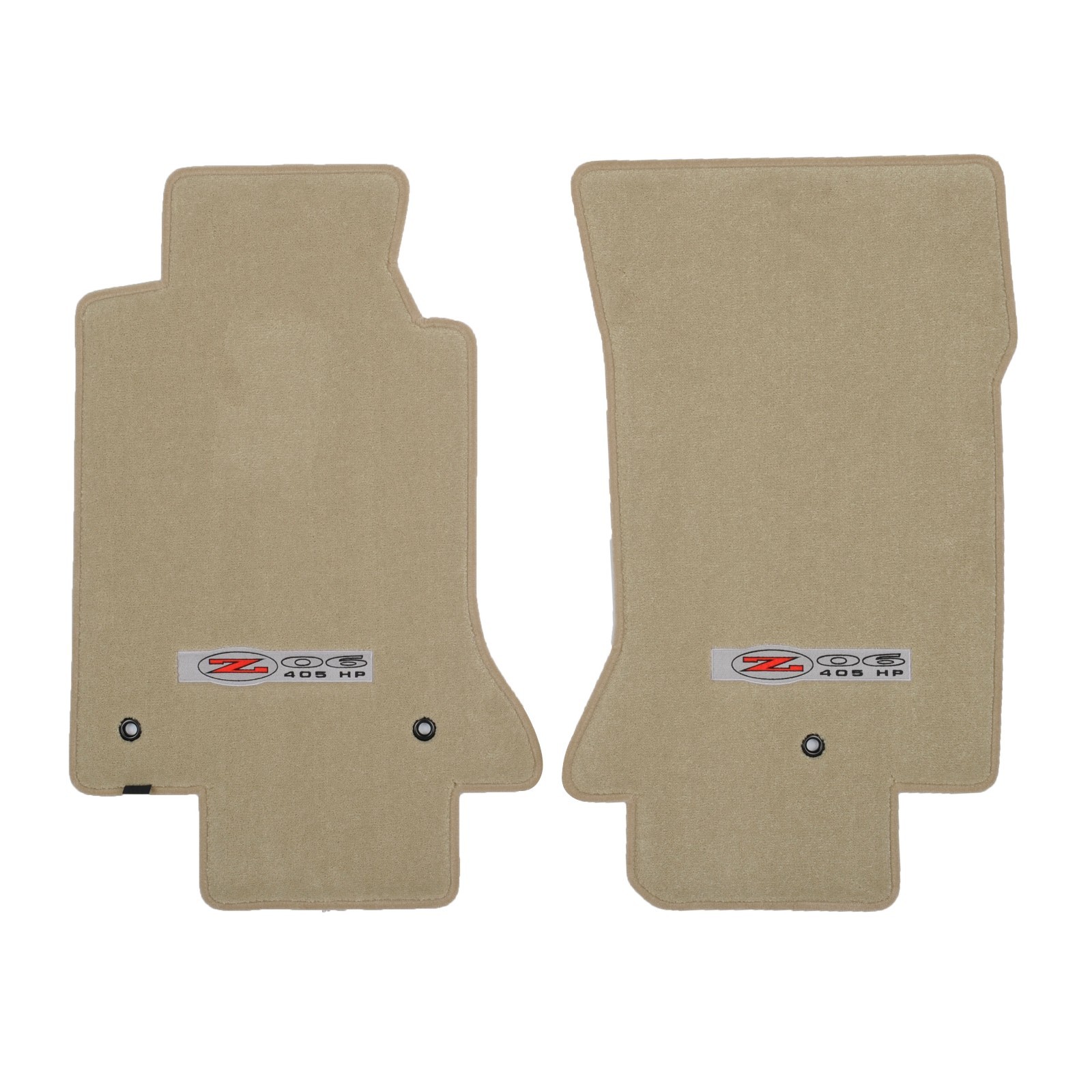 2002-2004 C5 Corvette Shale Ultimat Floor Mats with Embroidered Z06 Logo