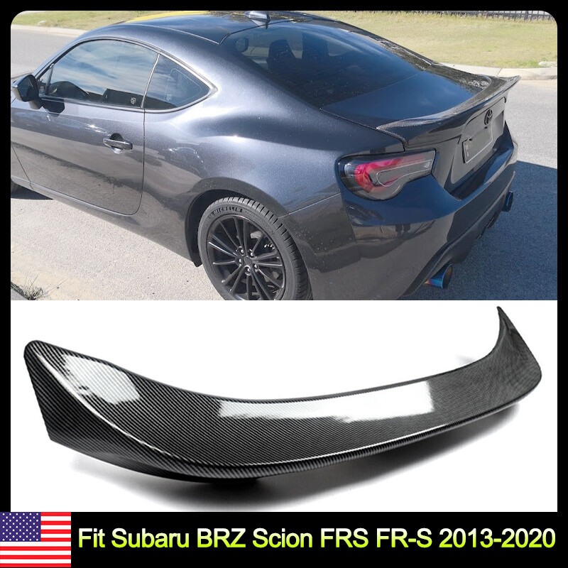 Duckbill Highkick Spoiler Fin Carbon Look For Subaru BRZ Scion FR-S 86 2013-2020 Duckbill Highkick Spoiler Fin Carbon Look For Subaru BRZ Scion FR-S 86 2013-2020