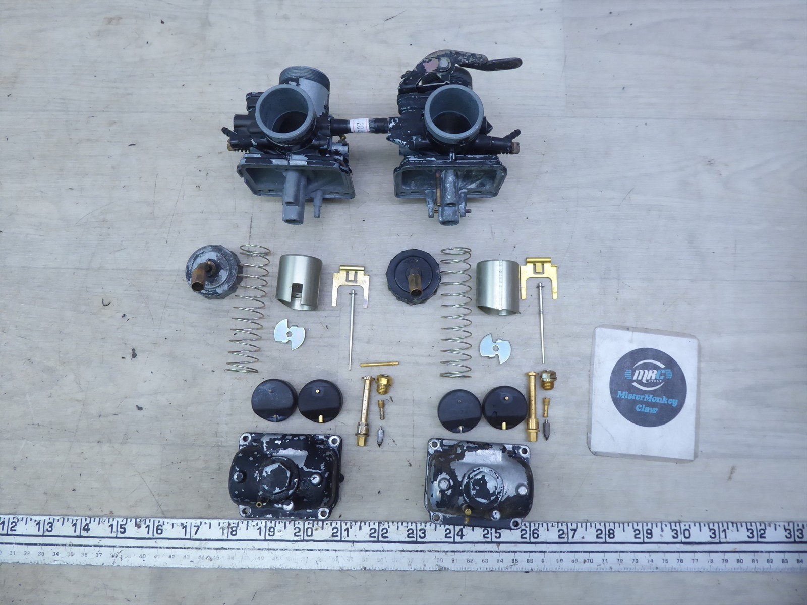 1973-75 Yamaha  RD250 Y20815) Mikuni carburetors carbs set 