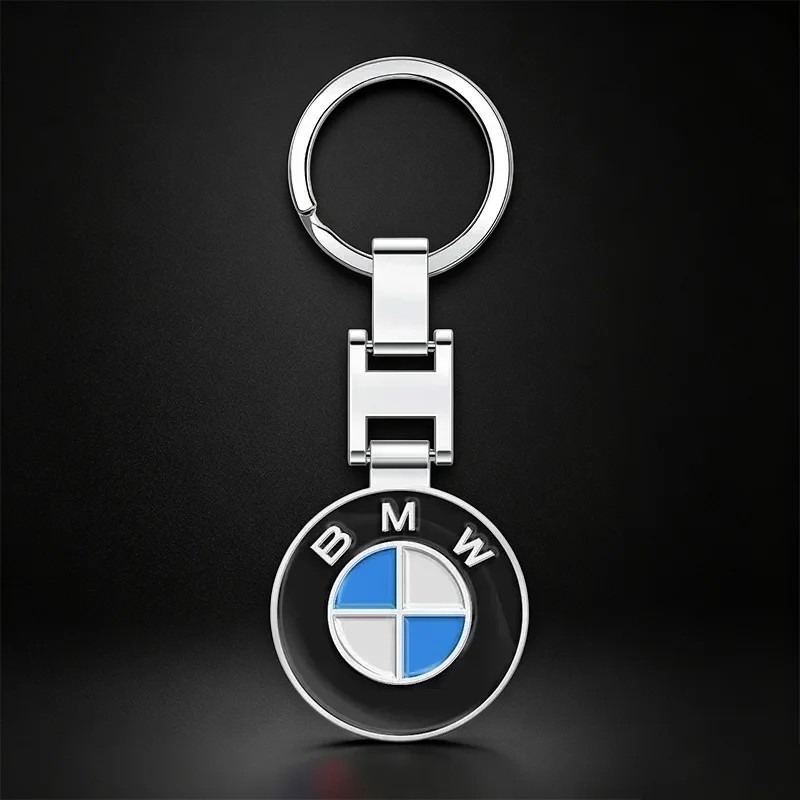 BMW Keychain Metal Emblem Style Black keyring for all Models USA SELLER
