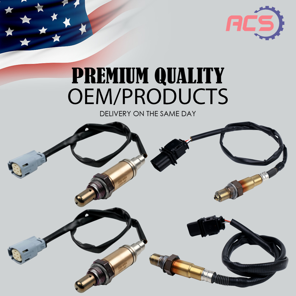 4X Upstream & Downstream Oxygen O2 Sensor OEM For 2011-2014 Ford F-150 5.0L 6.2L
