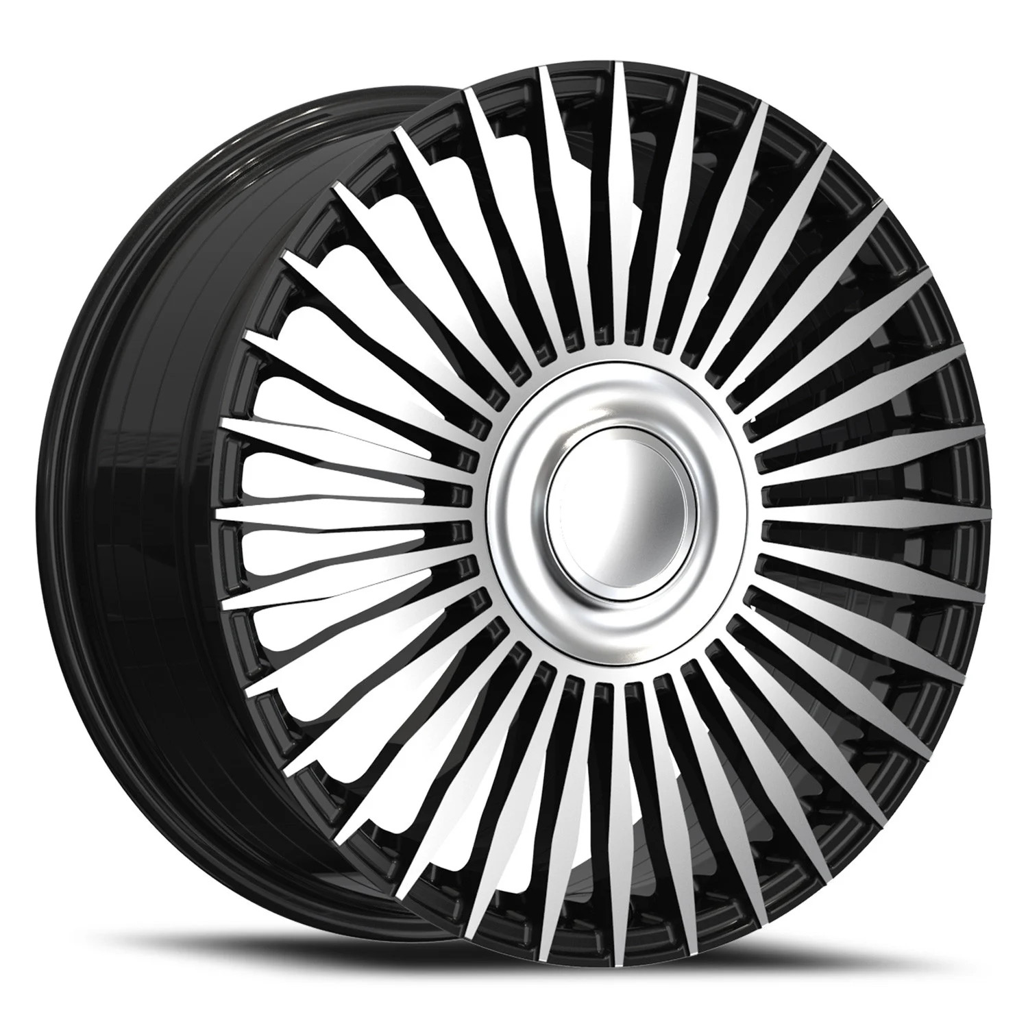 Replicas by LUXXX REP MB01 Wheel 22x9.5 (35, 5x112, 66.6) Black Single Rim
