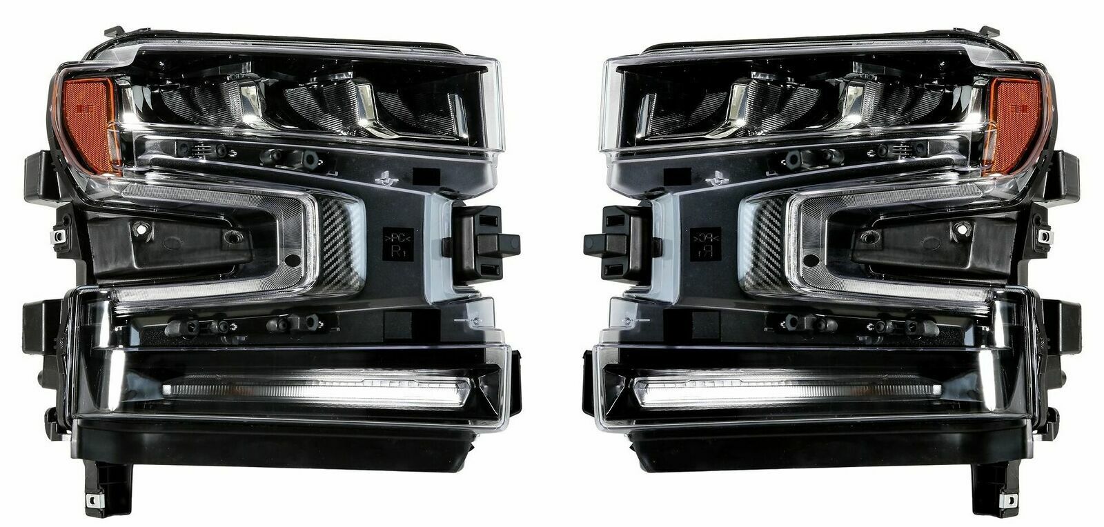 For 2019 2020 Chevrolet Silverado 1500 LED Headlight Set OEM 84621850 LH RH Pair