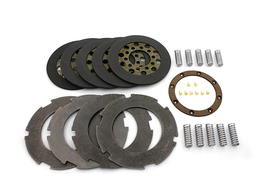 Clutch Pack Kit Police Type for Harley V-Twin 1941-84 FL 1941-48 UL 1971-84 FX Clutch Pack Kit Police Type for Harley V-Twin 1941-84 FL 1941-48 UL 1971-84 FX