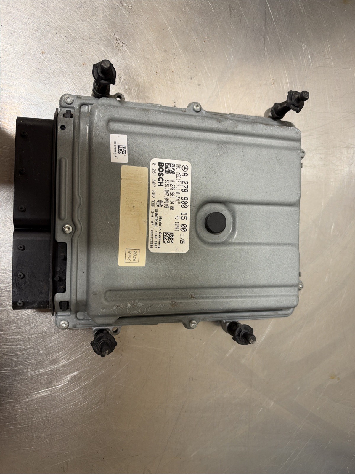 10-17 Mercedes W221 S550 E500 ECU ECM Engine Control Module Unit 2789001500 #55