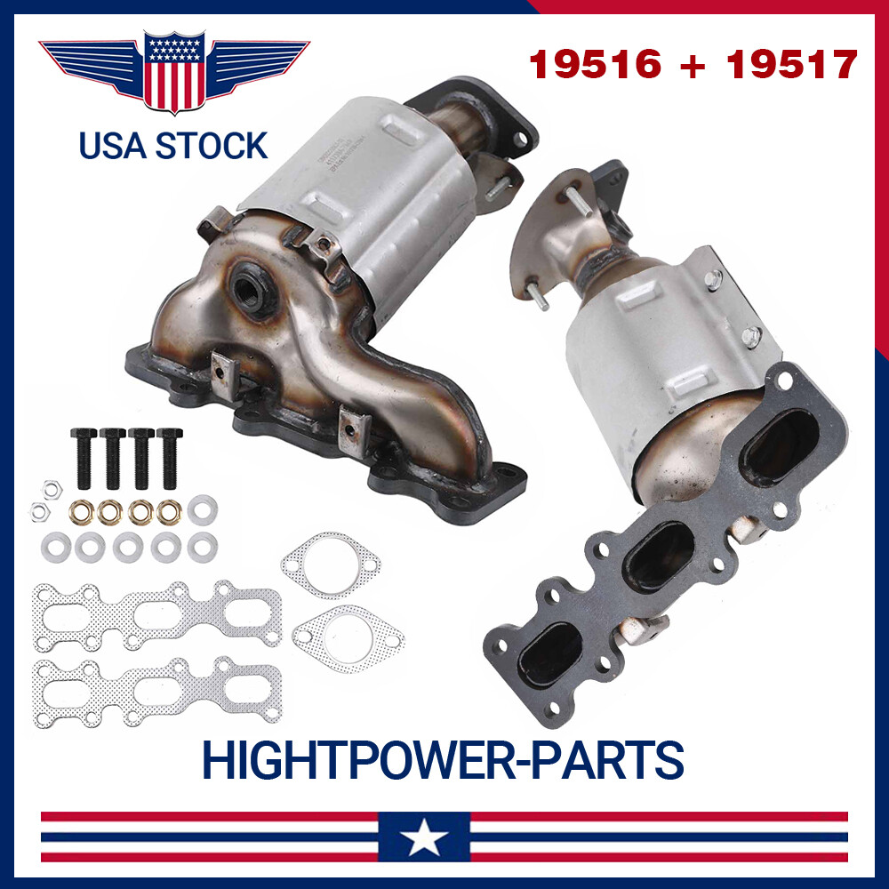 2x Catalytic Converter For For 2013-2019 Ford Explorer / Taurus / FLEX 3.5L