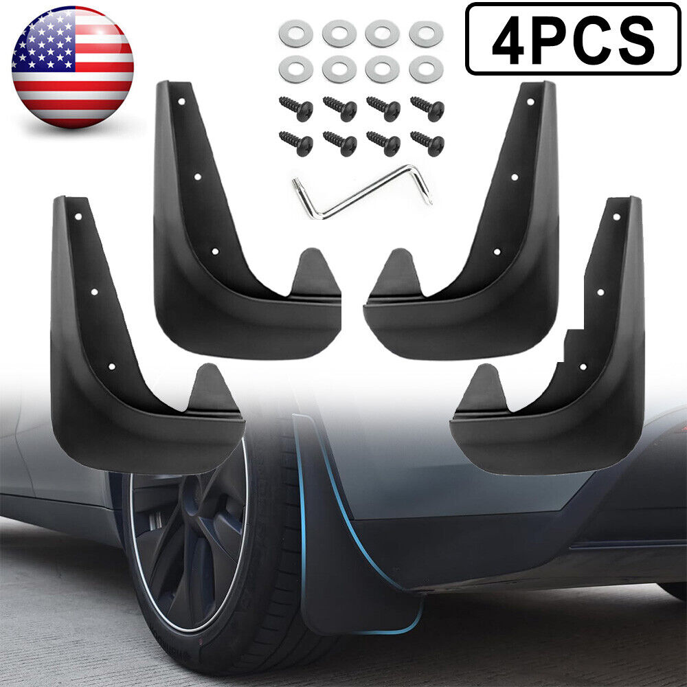 4PCS Car Mud Flaps Splash Guards For Front or Rear Auto Accessories Universal US