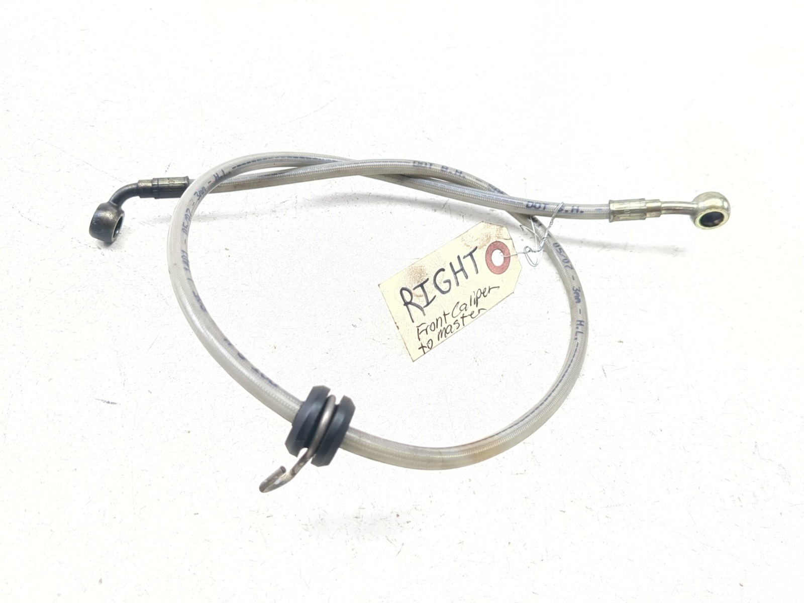 03-10 Moto Guzzi Breva 750 IE Front Brake Line GU32657110 TRSH JT