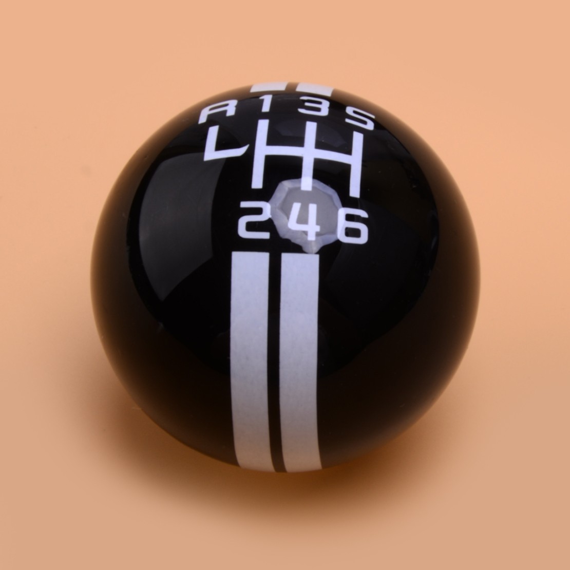 6-Speed Round Ball Manual Gear Shift Knob Fit for Ford Mustang Shelby GT 500 cr