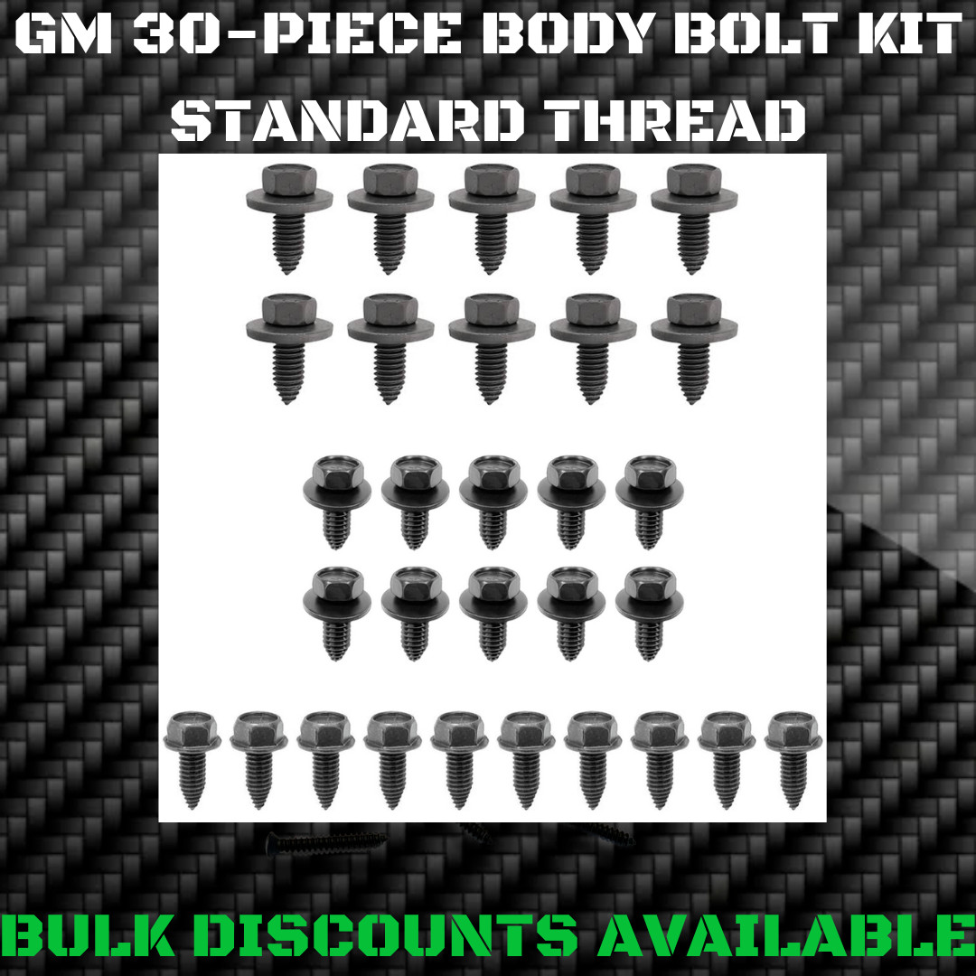 1925-1981 GM A BODY Interior Exterior Engine Bay Front End Body BOLT KIT OEM