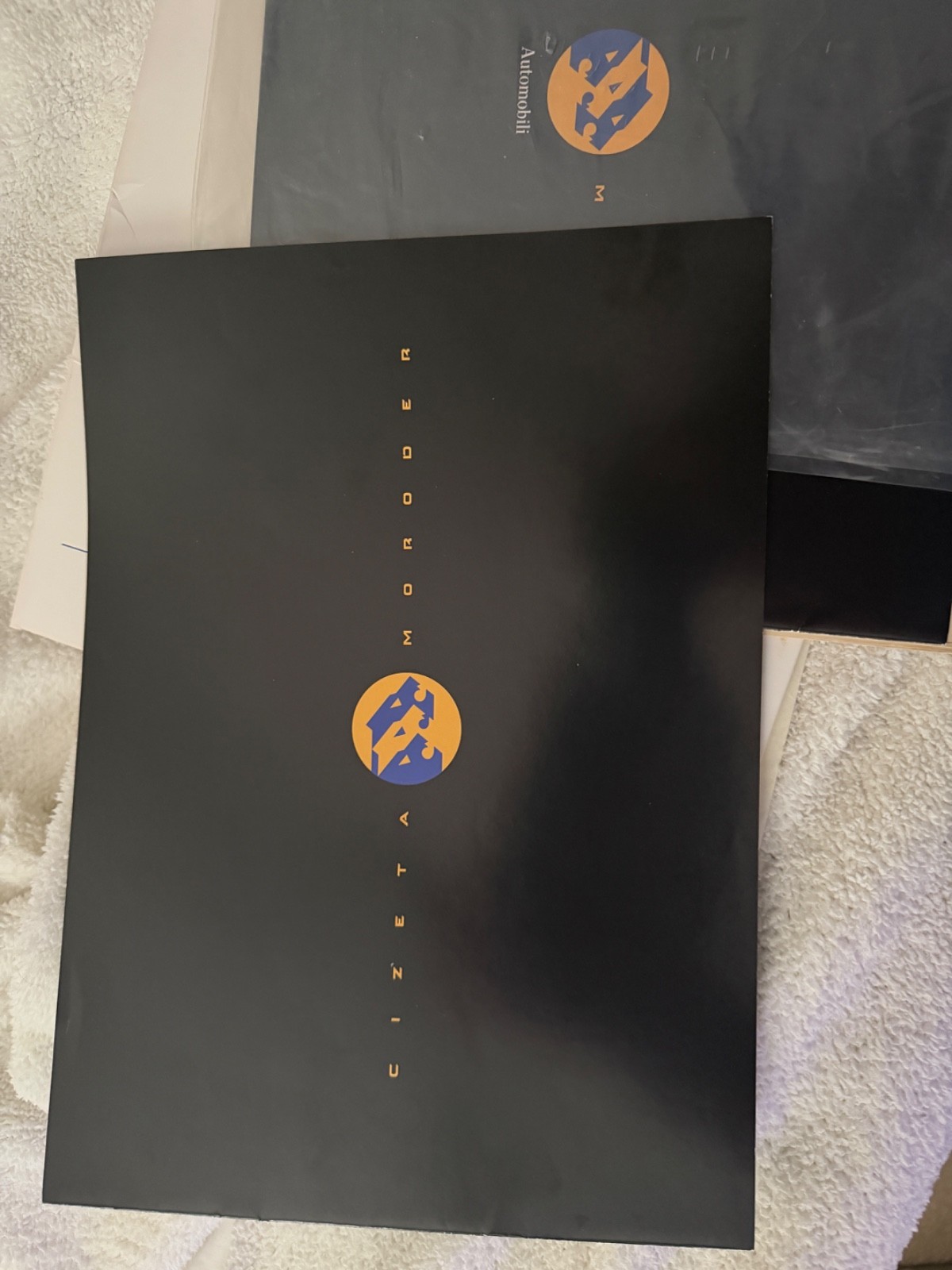 Cizeta Moroder V16T Early 1990s UK Market Multilingual Sales Brochure