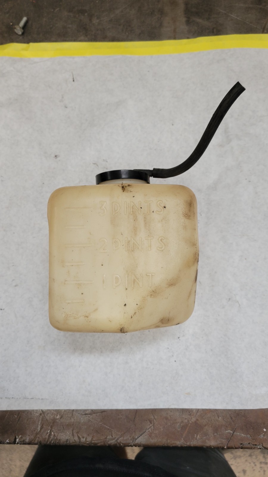 OEM 1967-69 Camaro Firebird Windshield Washer Bottle Cap Hose 