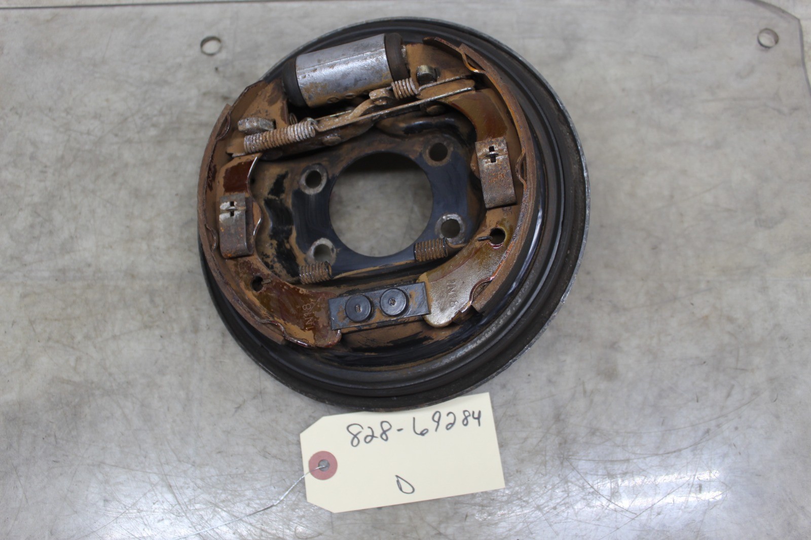 2001-2007 KAWASAKI MULE 3010 OEM LEFT REAR BRAKE BACKING PLATE PANEL 41035-1535
