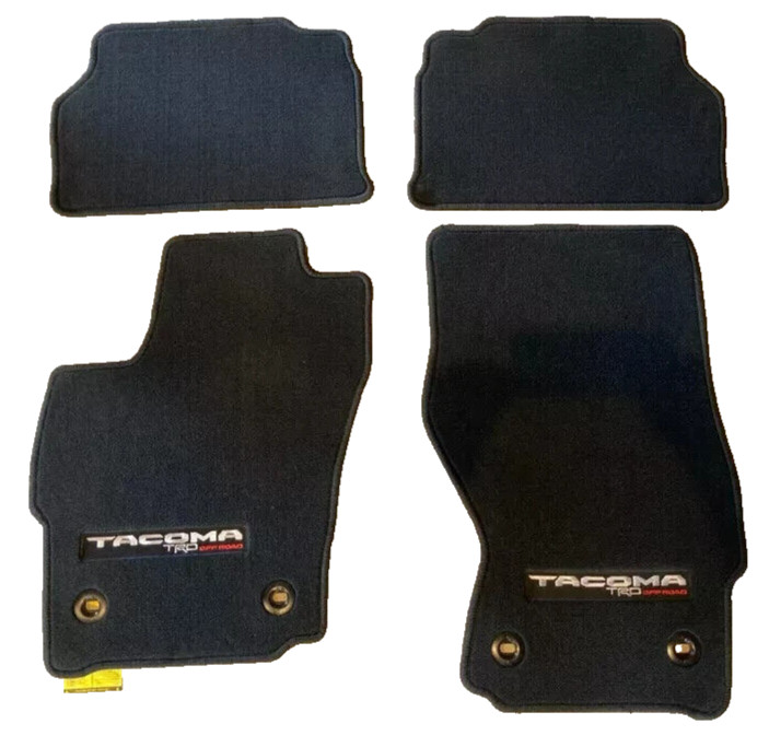 New 2024-26 Toyota Tacoma TRD sports D-Cab 4pc Carpet Floor MatsPT206-35251-02, New 2024-26 Toyota Tacoma TRD sports D-Cab 4pc Carpet Floor MatsPT206-35251-02,