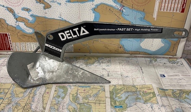 Lewmar #0057406 Galvanized Delta Fast-Set Anchor 6K / 14Lbs.