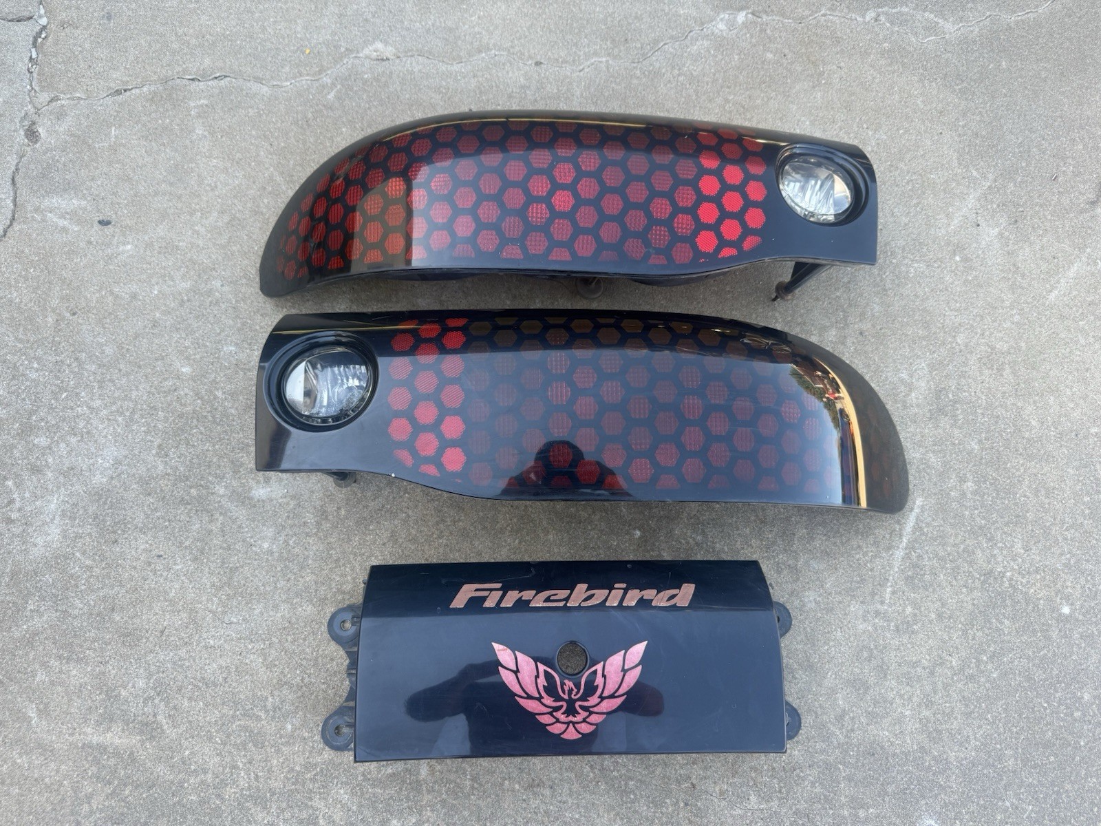 1993-2002 Pontiac Firebird Trans AM Tail Lights Honeycomb Right Left Pair *READ*