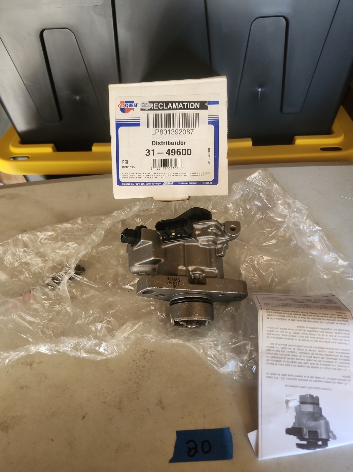 31-49600 CARDONE/CQ DISTRIBUTOR FOR 1995 1996 1997 1998 Stratus/Avenger/Sebring 31-49600 CARDONE/CQ DISTRIBUTOR FOR 1995 1996 1997 1998 Stratus/Avenger/Sebring
