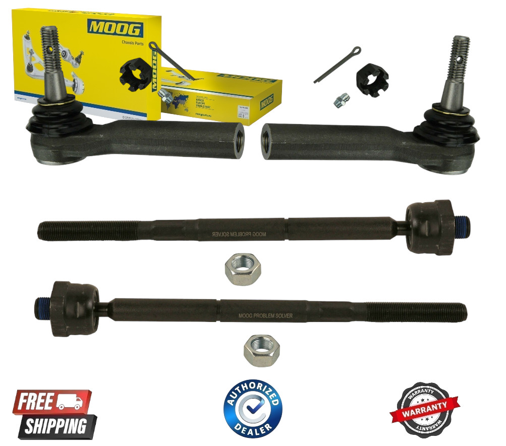 Moog Inner & Outer Tie Rod Ends Kit For Escalade Sierra Silverado Suburban Tahoe