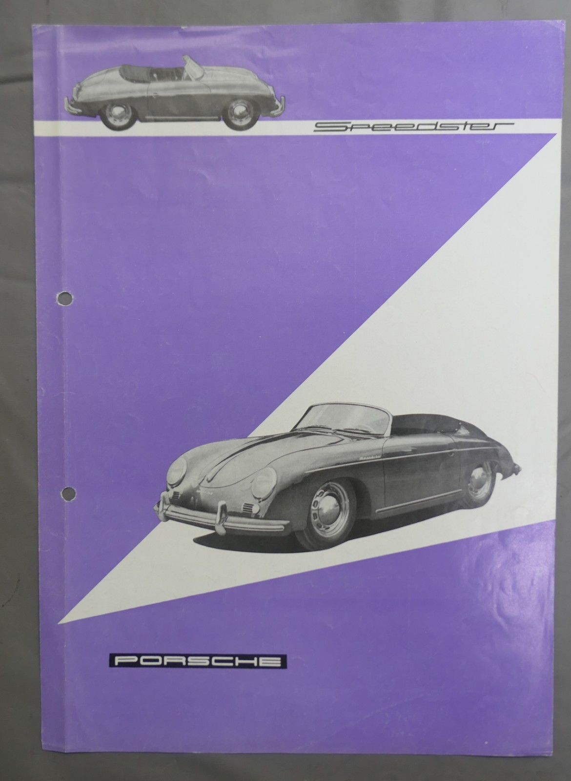Authentic 1954-55 Porsche 356 Speedster Sales Brochure