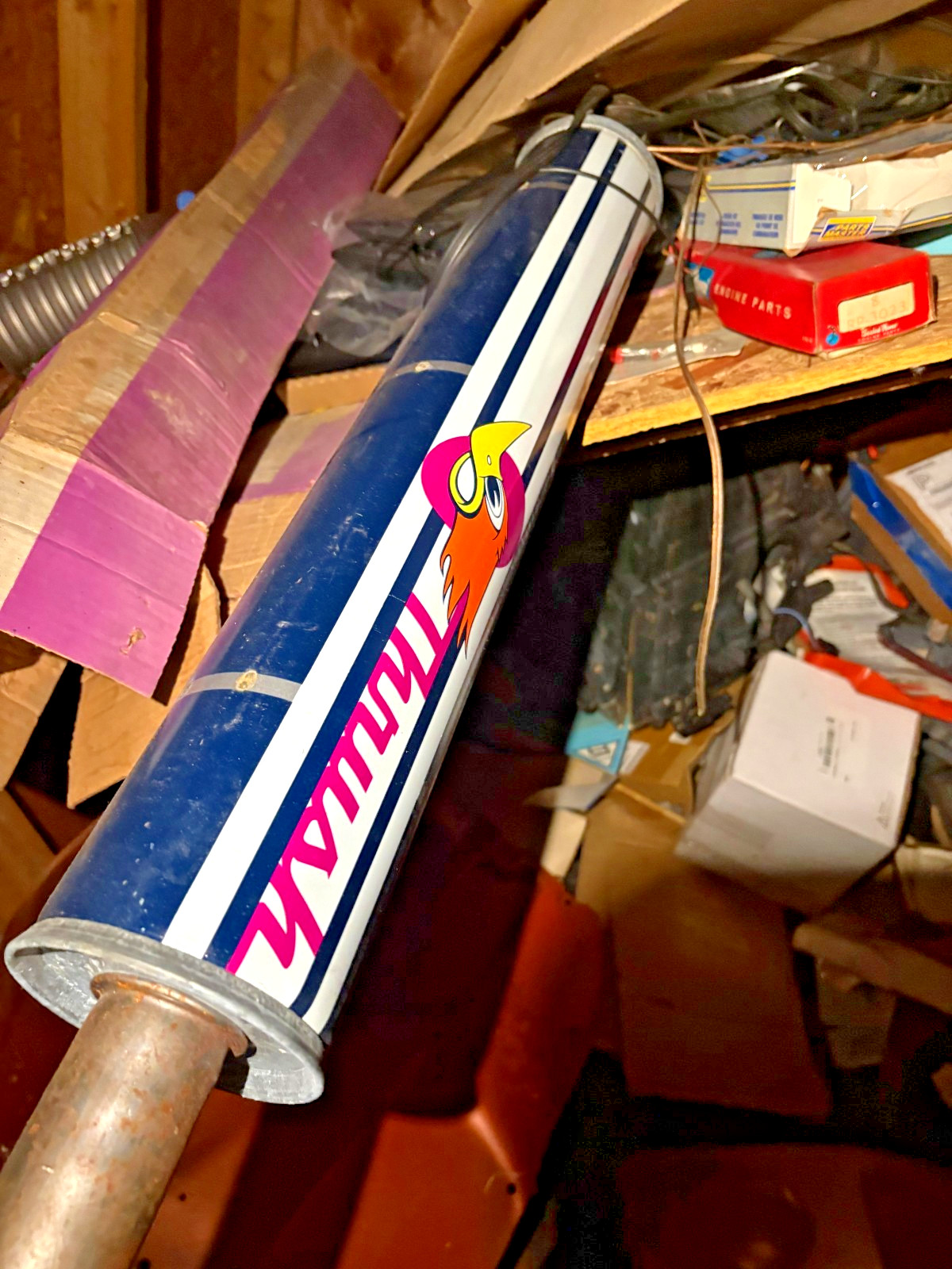 Thrush Muffler Vintage Muscle car 60s * 70s New in Box With Age Sign Advertising Thrush Muffler Vintage Muscle car 60s * 70s New in Box With Age Sign Advertising