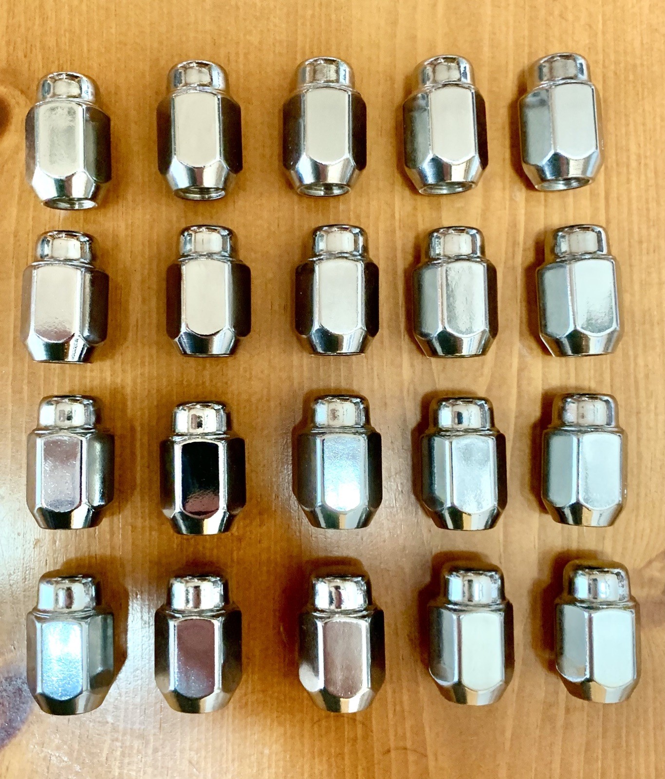 DETOMASO PANTERA CHROME LUG NUTS - NEW Set