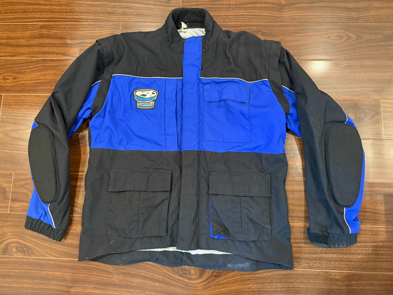 Answer Racing Adventure Off-Road Jacket Black Blue Large New Was $149.95 Padded Answer Racing Adventure Off-Road Jacket Black Blue Large New Was $149.95 Padded