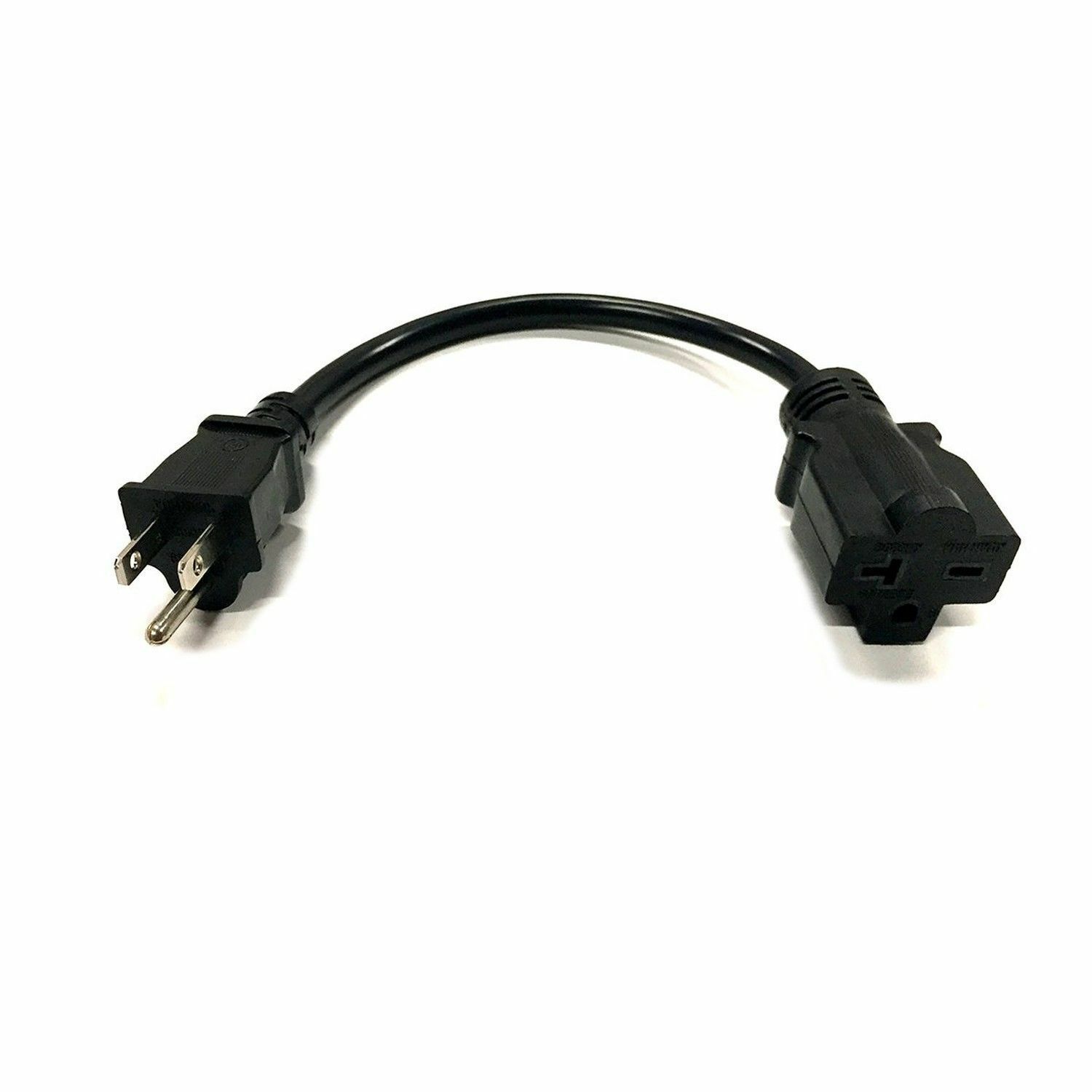 NEMA 5-15P to 6-20R Heavy Duty Electric Cable Plug Adapter NEMA 5-15P to 6-20R Heavy Duty Electric Cable Plug Adapter