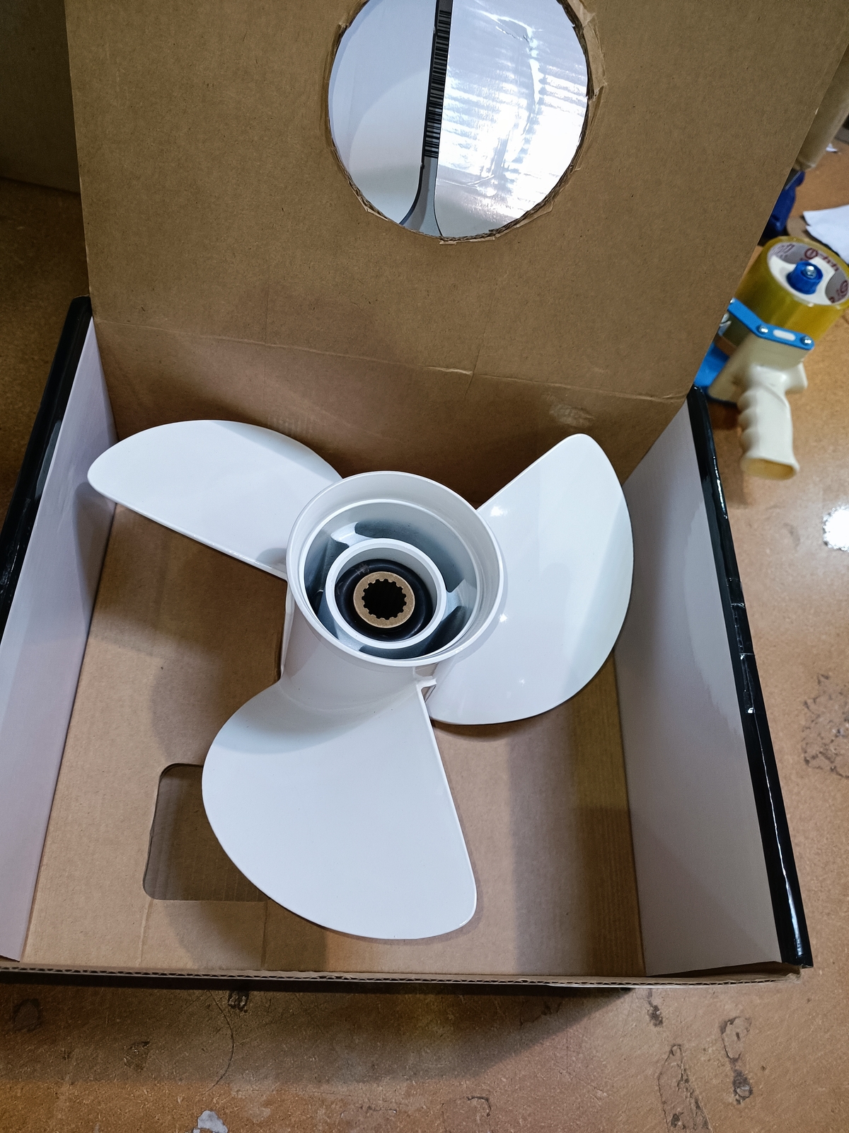 13 1/4x17-K Boat Propeller For Yamaha Outboard Engine 50-130HP 15 Spline OEM RH