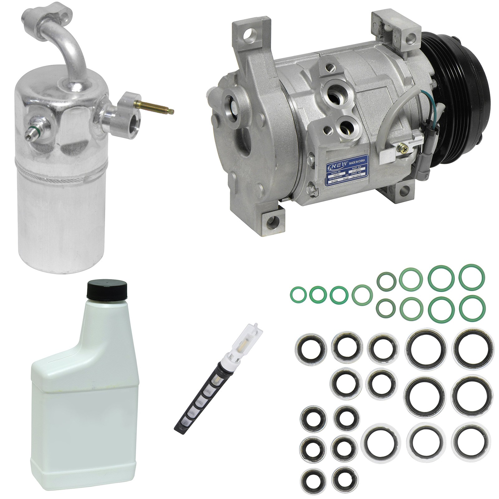 UAC KT 4052 A/C Compressor and Component Kit, 1 Pack Silver UAC KT 4052 A/C Compressor and Component Kit, 1 Pack Silver