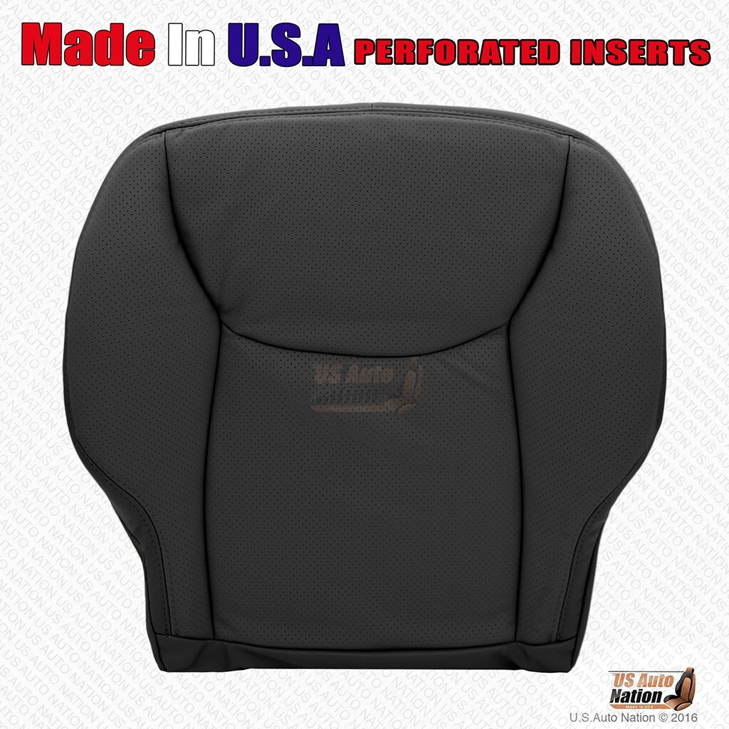 2003 2004 Mercedes S430 S500 S600 Driver Bottom Perforated Leather Cover Black