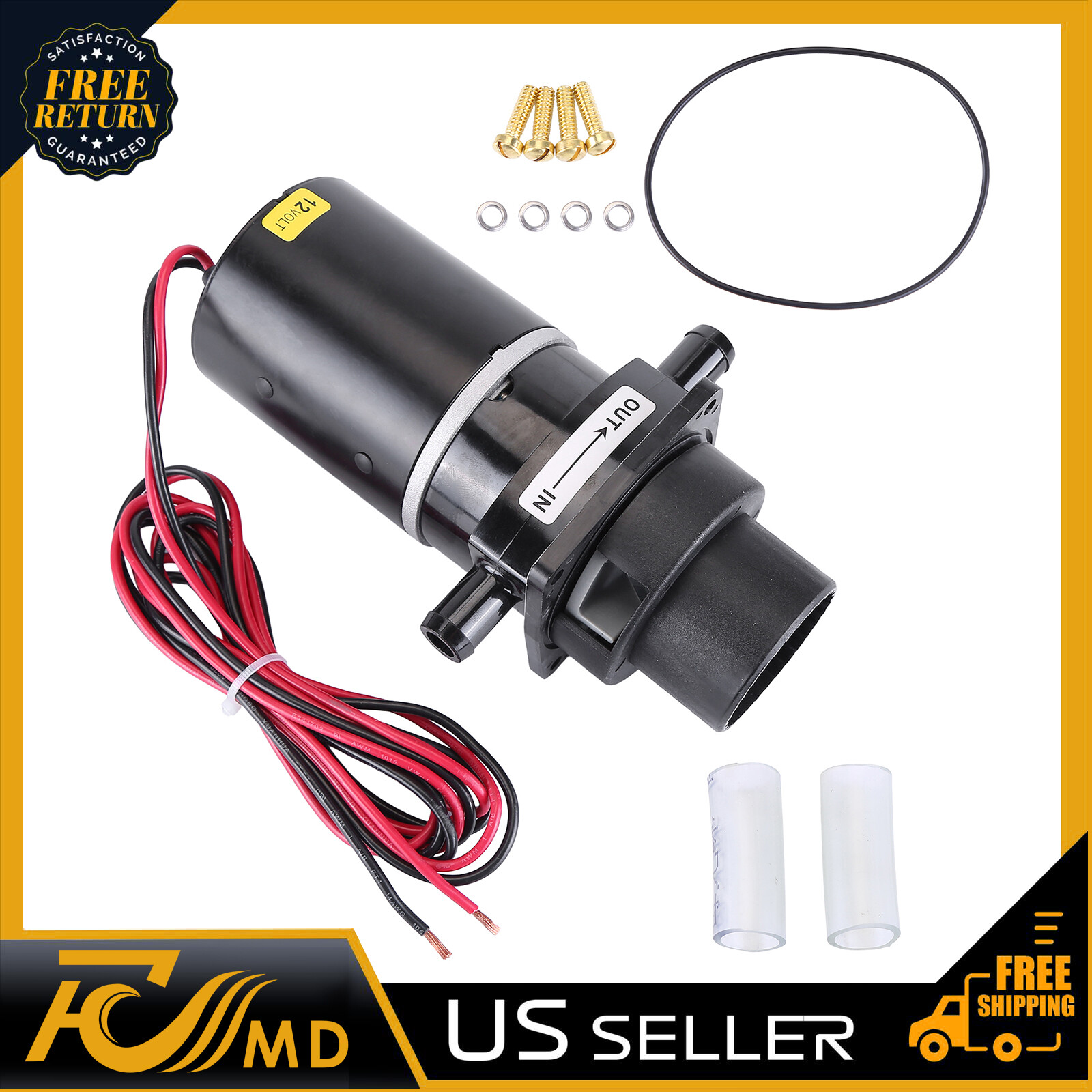 37041-0010 MOTOR PUMP ASSEMBLY 12V REPLACE FOR 37010-SERIES ELECTRIC TOILETS NEW