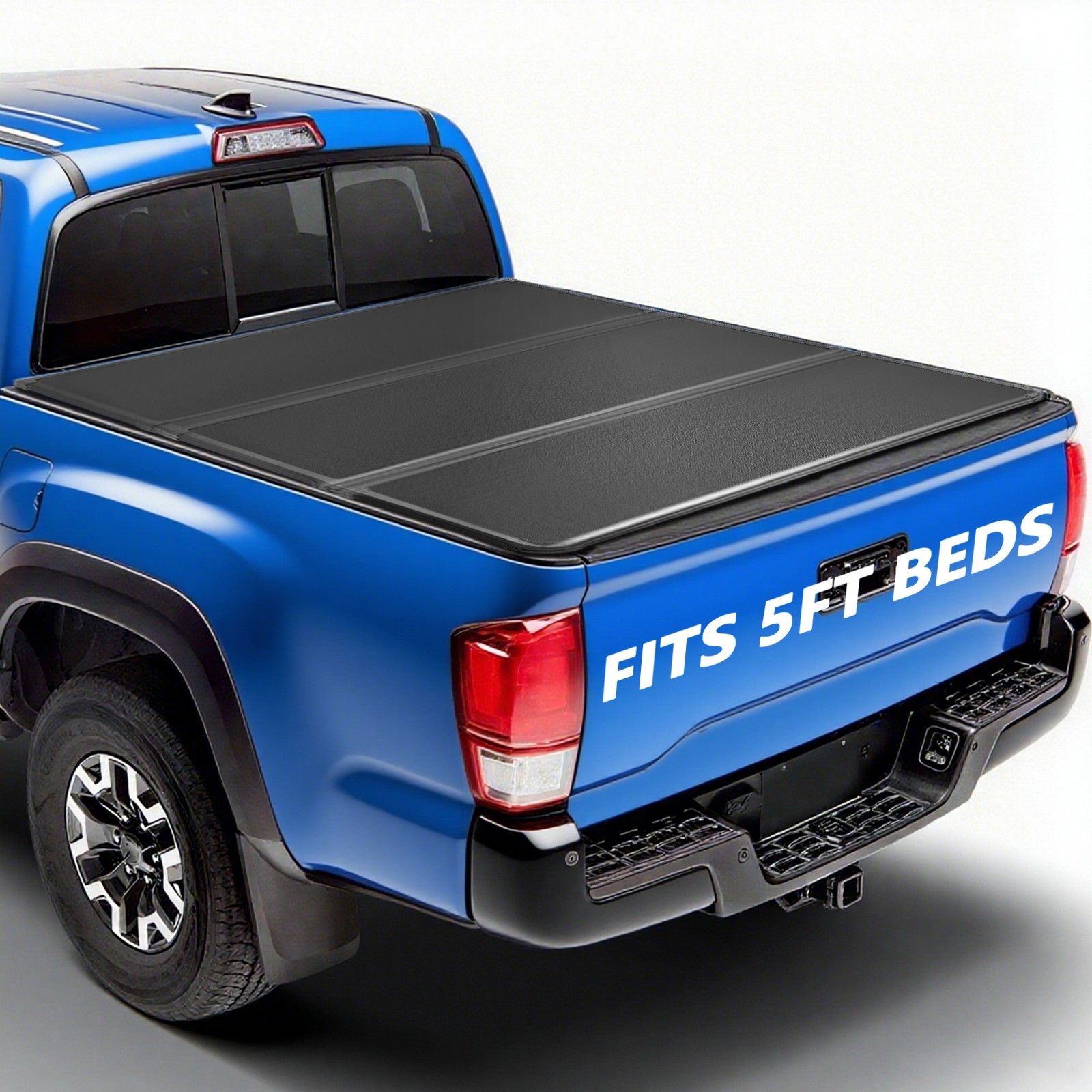 FRP Hard Tri Fold Low Profile Bed Tonneau Cover For 2016-2023 Toyota Tacoma 5 FT FRP Hard Tri Fold Low Profile Bed Tonneau Cover For 2016-2023 Toyota Tacoma 5 FT