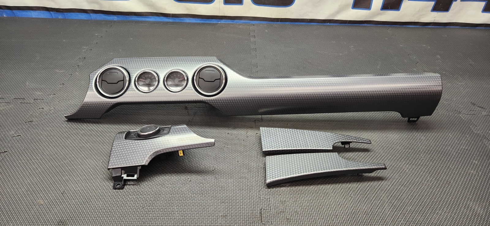 2015-2017 Ford Mustang GT PP Interior Dash Trim 4-Piece w/ Gauges  OEM