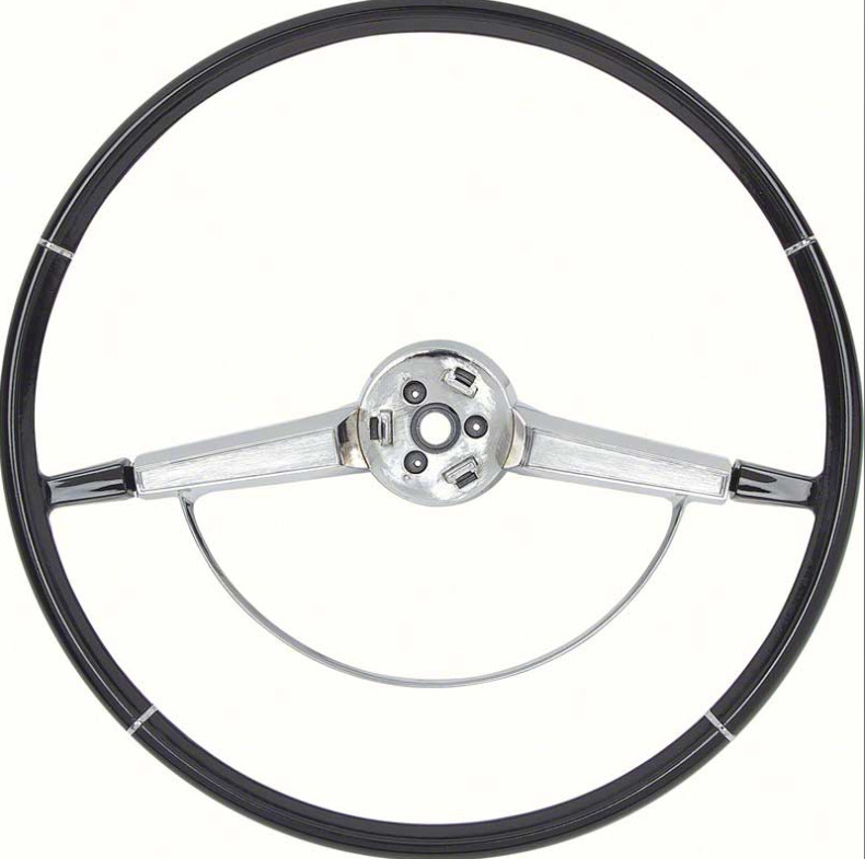 OER Reproduction Black Steering Wheel 1965-1966 Chevrolet Impala