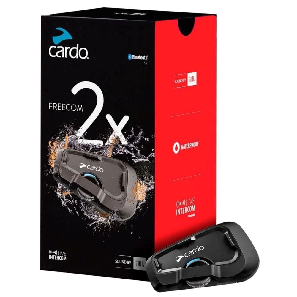 Cardo Systems FREECOM 2X Motorcycle 2-Way Helmet Bluetooth Communication System