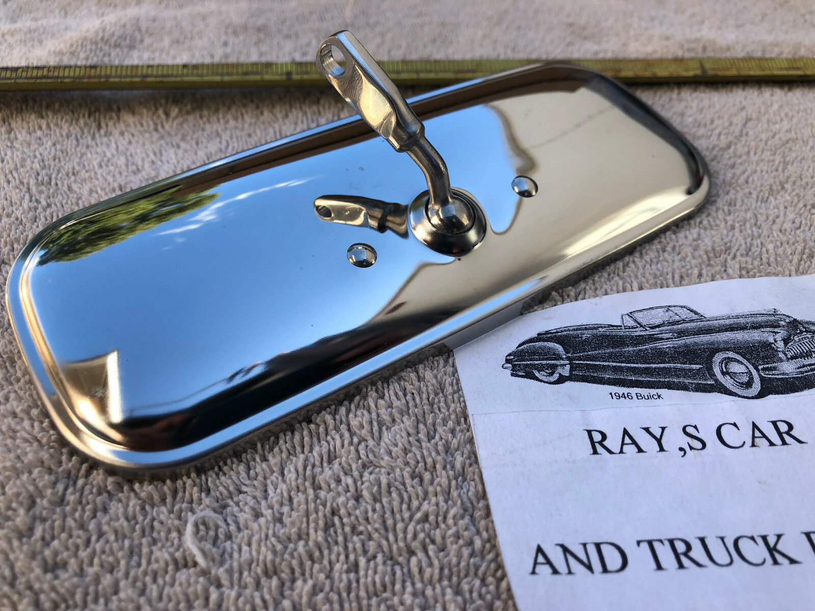 NEW 1959 TO 1971 REPLACEMENT CHEVROLET TRUCK INTERIOR REAR VIEW MIRROR NEW 1959 TO 1971 REPLACEMENT CHEVROLET TRUCK INTERIOR REAR VIEW MIRROR