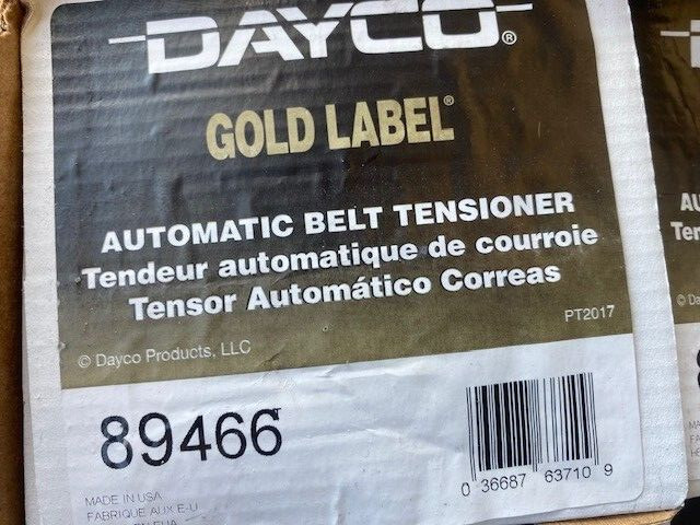 Dayco 89466 Drive Belt Tensioner Assembly Dayco 89466 Drive Belt Tensioner Assembly
