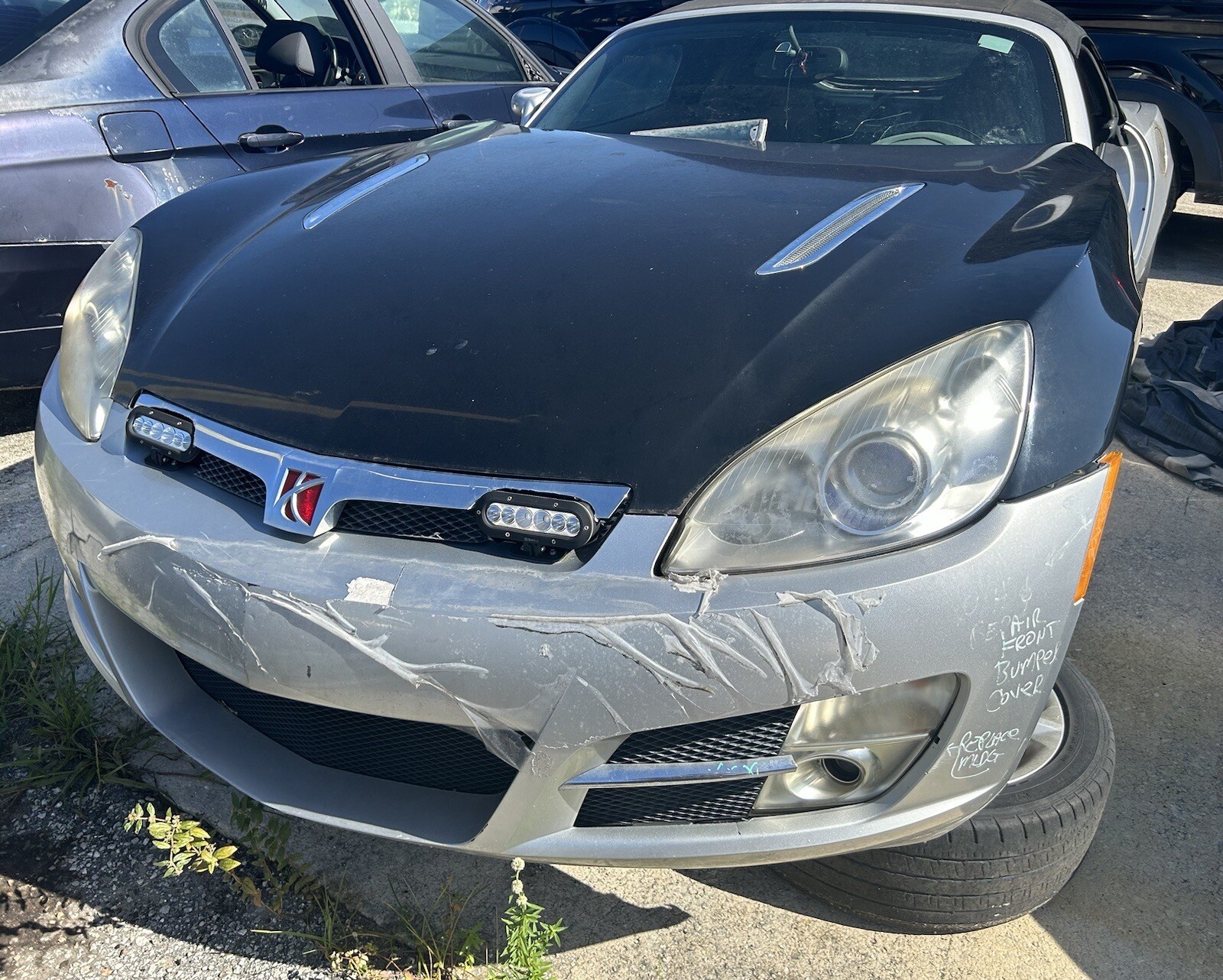 2007-2011 SATURN SKY  FRONT BUMPER COMPLETE OEM ORIGINAL SILVER⭐️⭐️⭐️